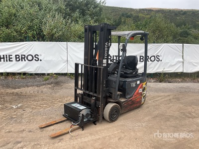 2020 Toyota 8FBE15T 1500 kg Electric Forklift