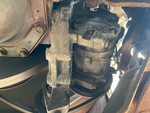 Engine with A/C Compressor
