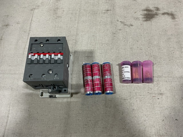 (47) Electrical Hardware, (439) Contacts, (1) Contactor & Assorted Items