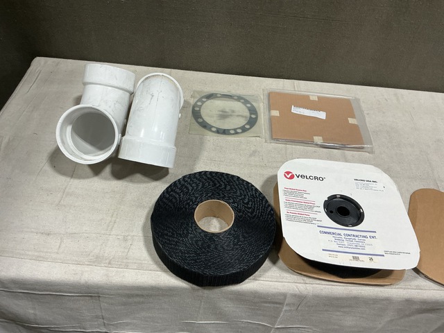 (40) Shims, (10) Rolls of Fasteners, (12) Pipes & Assorted Items