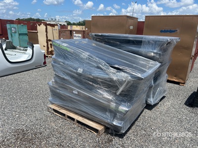 Quantity of (2) Pallets of Weld on Dovetail and Ramps ملحقات الشاحنات  (Unused)