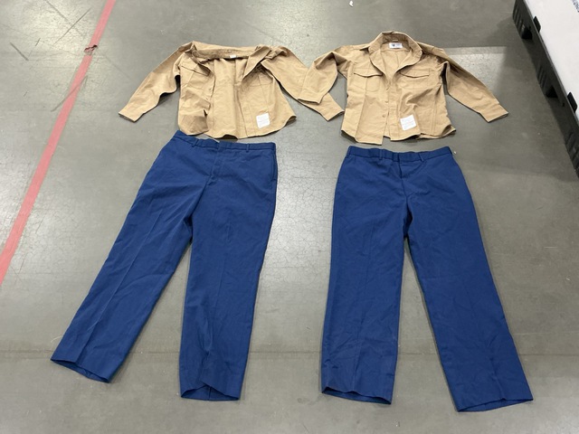 (100) Men's Shirts & (100) Pairs of Men's Trousers