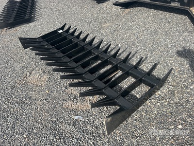 All-Star 84 in Skid Steer Root Rake (Unused)