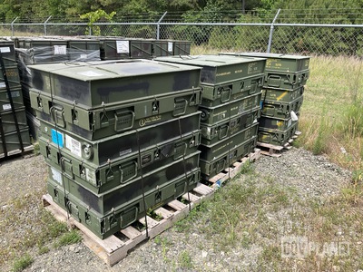 (9) Garrett Container Systems 87012A5000-3 APOBS Storage Containers