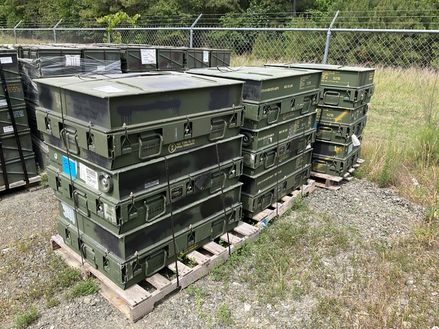 (9) Garrett Container Systems 87012A5000-3 APOBS Storage Containers