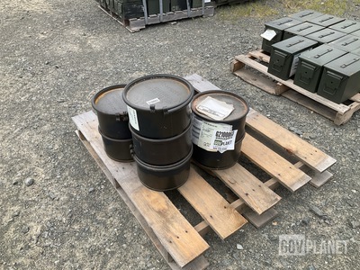 (8) Assorted Metal Storage Drums
