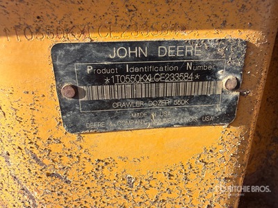 2013 John Deere 550K Crawler Dozer