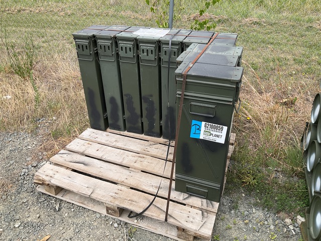 (10) PA154 Ammo Cans - For 120mm Cartridges