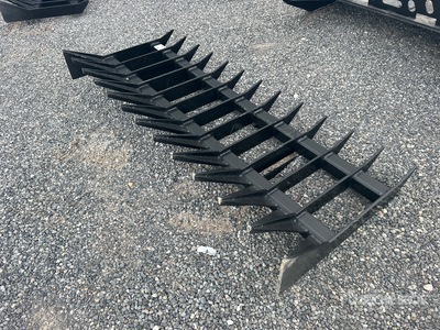 All-Star 84 in Skid Steer Root Rake (Unused)
