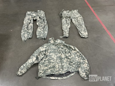 (15) Pairs of Cold Weather Trousers, (17) Wet Weather Jackets & Assorted Items