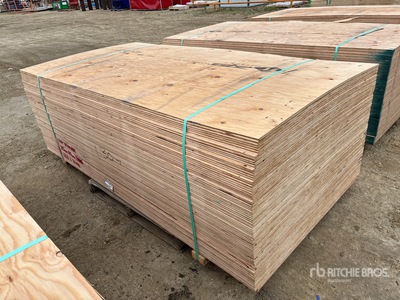 Quantity of (80) 4 ft x 8 ft 3/8 in CSP/DFP No Stamp Compensato