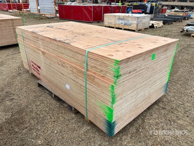 Quantity of (50) 4 ft x 8 ft 5/8 in CSP/DFP No Stamp Compensato