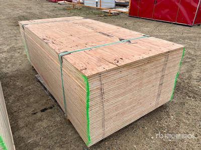 Quantity of (40) 4 ft x 8 ft 3/4 in CSP/DFP No Stamp Compensato
