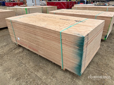 Quantity of (40) 4 ft x 8 ft 3/4 in CSP/DFP No Stamp Compensato