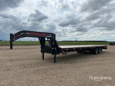 2021 Double A GHB208-32 13176 lb 32 ft T/A Gooseneck Equipment Trailer