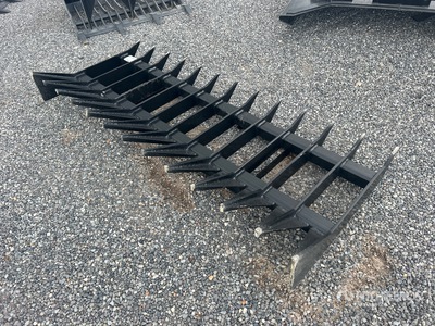 All-Star 84 in Skid Steer Root Rake (Unused)