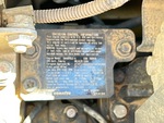 Engine with Emission Label
