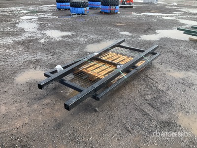 1200 mm x 2300 mm Steel Pedestrian Driveway Gate (Unused)