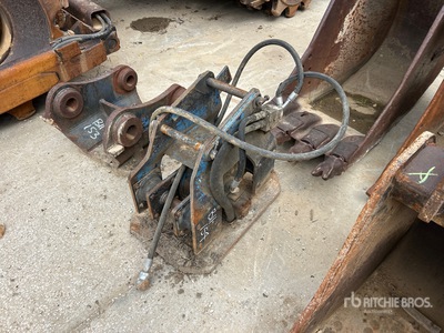 34 in Hydraulic Excavator Vibratory Plate Compactor Attacco per escavatore