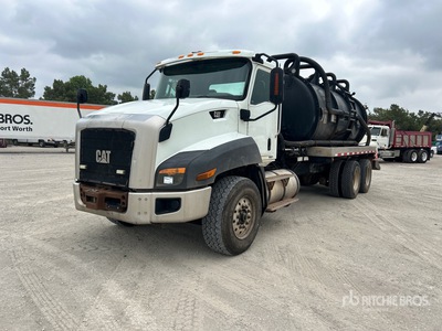 2015 EMI on 2013 Cat CT660 6x4 Vacuum Tanker Truck