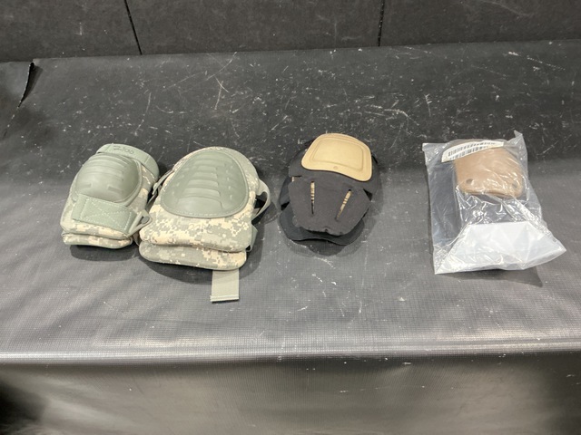 (24) Pairs of Tactical Protective Assault Pads & Assorted Items