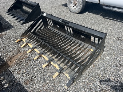 All-Star 72 in Rock Skid Steer Bucket (Unused)