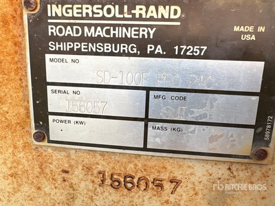 1999 Ingersoll Rand SD-100F Compactador Pata de Cabra