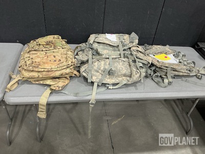 (3) Medium Rucksacks, (28) Large Field Pack Sets & Assorted Items