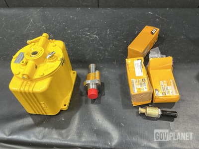 (9) Solenoid Valves, (1) Hand Pump, (2) Coupling Assemblies & Assorted Items