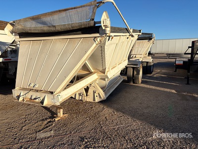 1989 21 ft S/A Belly Dump Trailer