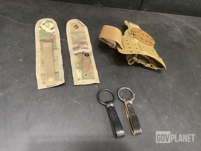 (64) Magazine Pouches, (141) Leather Strap Assemblies & Assorted Items