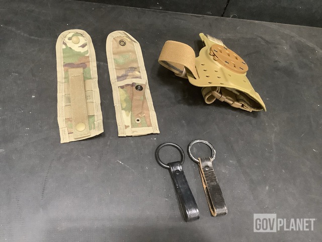 (64) Magazine Pouches, (141) Leather Strap Assemblies & Assorted Items