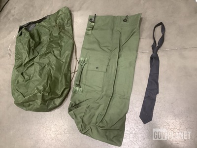 (240) Men’s Neckties, (7) Clothing Bags, (65) Duffel Bags & Assorted Items