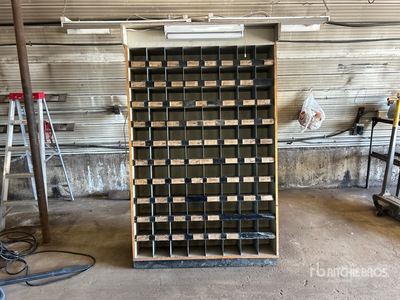 Multi- Compartment Parts Storage Cabinet