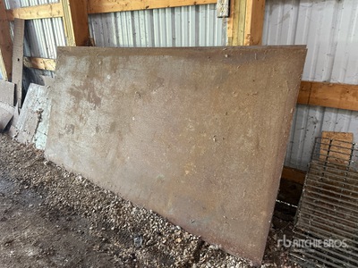 Quantity of (2) (0.25 in Thick) Steel Plates