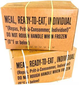 12 Cases Military MRE Meals Ready to Eat