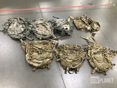(6) Assault Packs, (35) Waist Packs, (6) Field Packs & Assorted Items