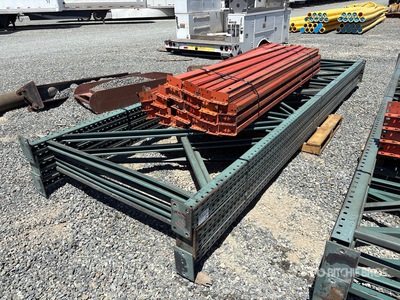Quantity of 16 ft Pallet Racking