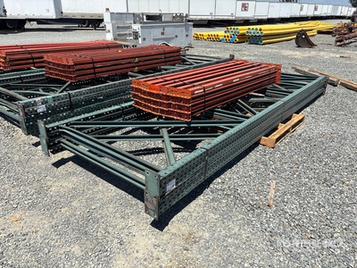 Quantity of 16 ft Pallet Racking