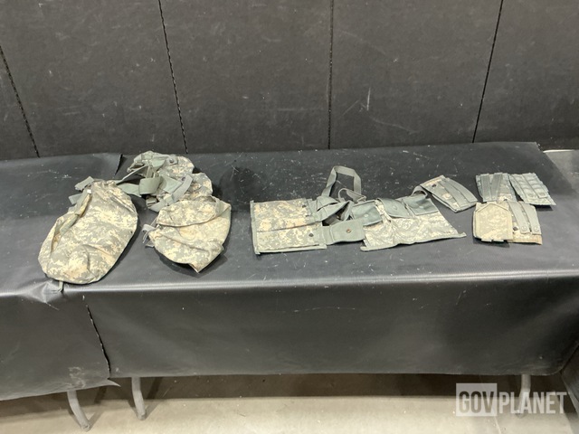 (89) Bandoleer Ammunition Pouches, (99) Waist Packs & Assorted Items