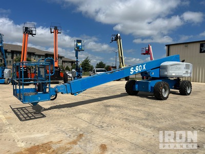 2014 Genie S-80X 4WD Diesel Plataforma Elevadora Telescópica