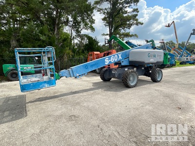 2015 Genie S-60X 4WD Diesel Telescopische hoogwerker