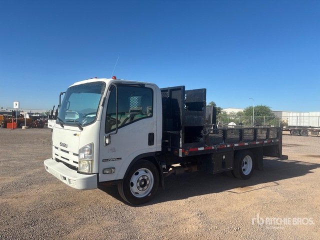 2016 Isuzu NPR-HD 4x2 Flatbed Truck