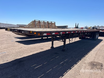 1996 Lufkin T/A 45 ft - 75 ft Extendable Remorque à plateau