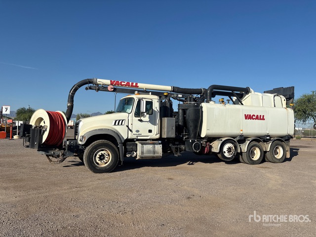 Vacall on 2012 Mack GU713 8x4 Vacuum Excavator Truck
