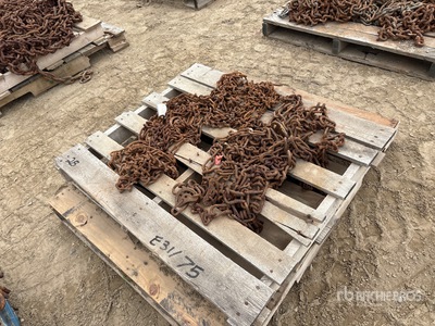 Quantity of (2) 102X32 Tire Chain Set