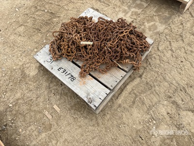 Quantity of (2) 101X24 Tire Chain Set