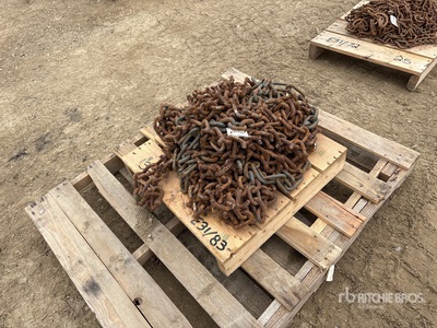 Quantity of (2) 128X48 Tire Chain Set
