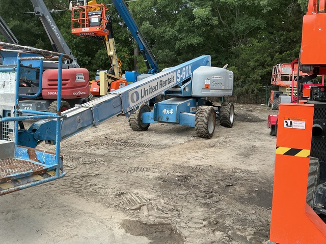 2013 Genie S-60X 4WD Diesel Telescopic Boom Lift
