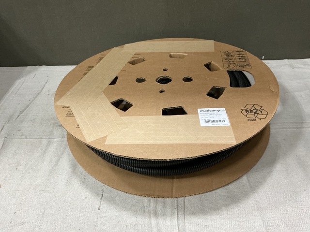 (50) Spools of Multicomp Pro 1438 5/8" Polyethylene Slit Loom Conduit (50) Spools of Multicomp Pro 1438 5/8" Polyethylene Slit Loom Conduit
